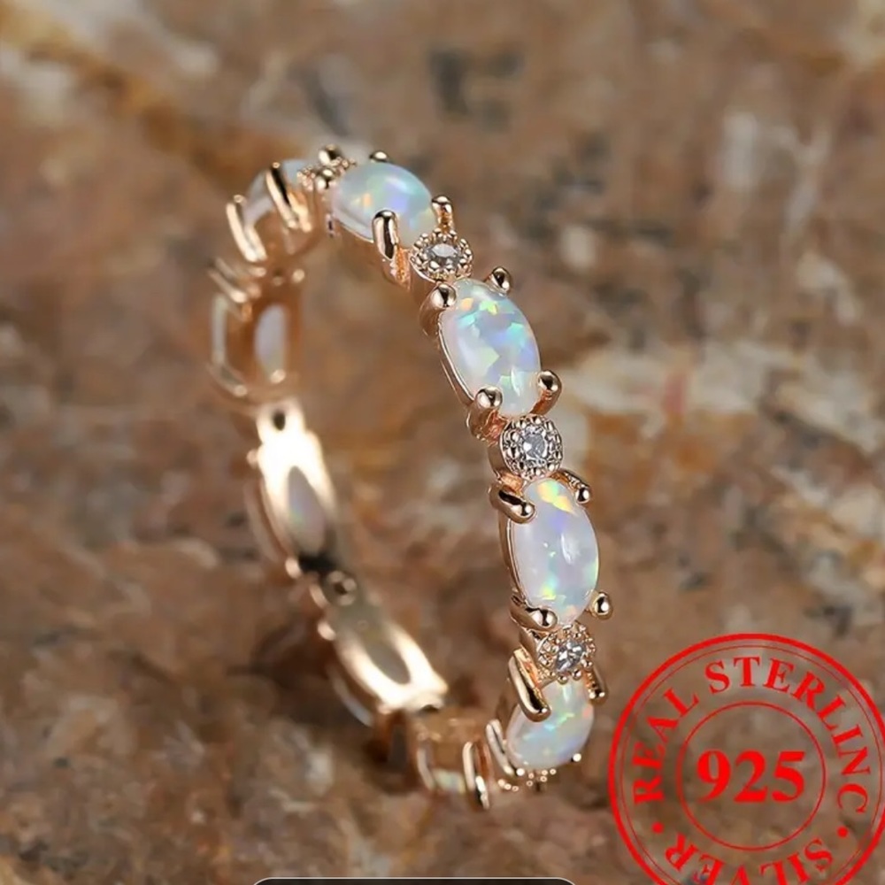 57. NEW 925 Sterling Silver Eternity Ring